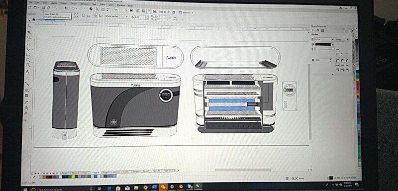 NuAirs custom-engineered system concept on a design screen