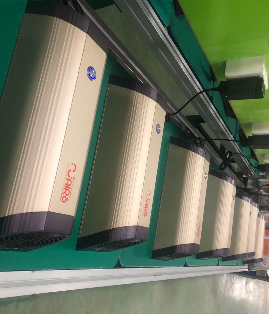 Installed mounted NuAirs systems